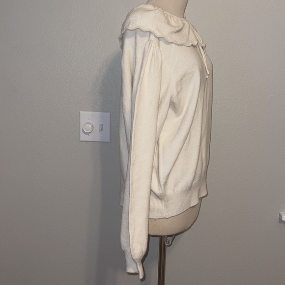 Women's Crewneck Pullover Sweater - Who What Wear Cream XL Ivory - Picture 4 of 8